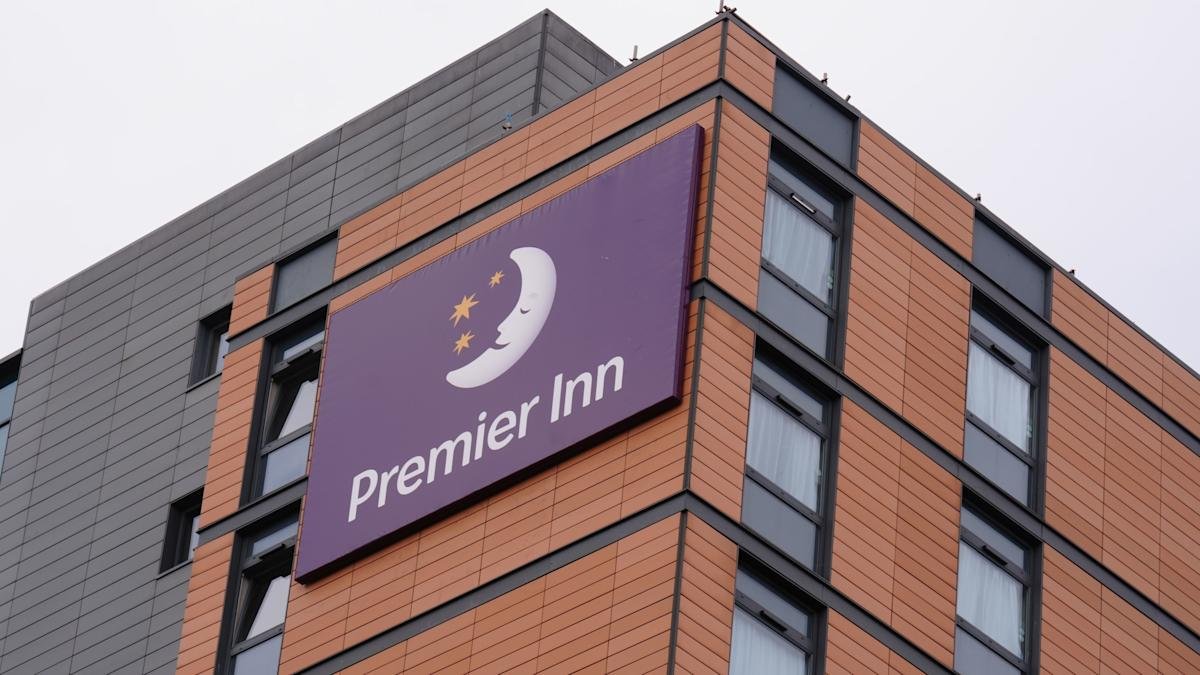 FTSE 100 index falls with Whitbread leading