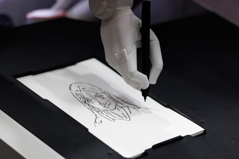 Emerging markets graph with ai logo