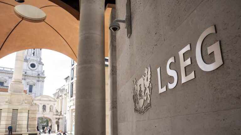 FTSE 100 record close graph