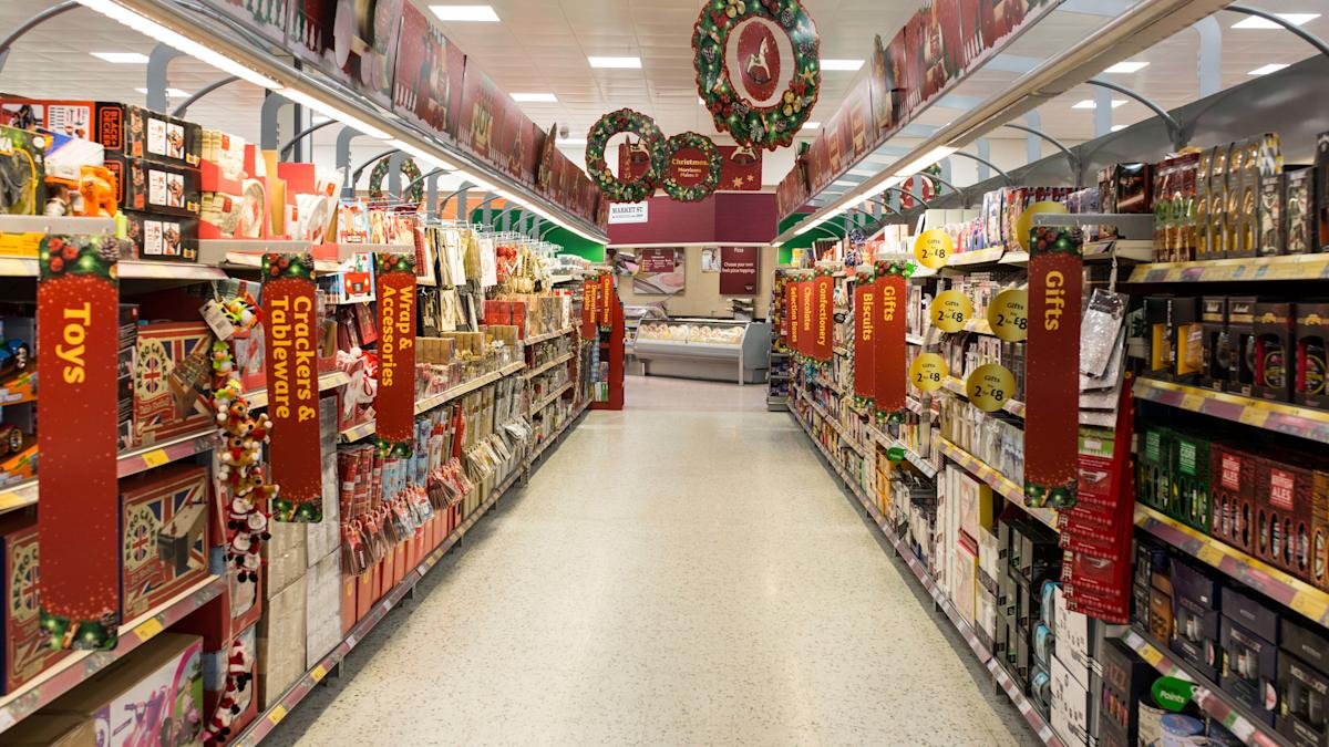 UK supermarket spending and inflation rates